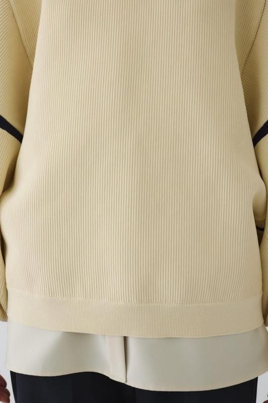 RIM.ARK] リムアーク Volume sleeve design knit tops(O/WHITE)