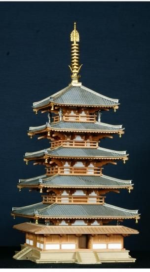 1/100法隆寺五重塔 - 小林工芸