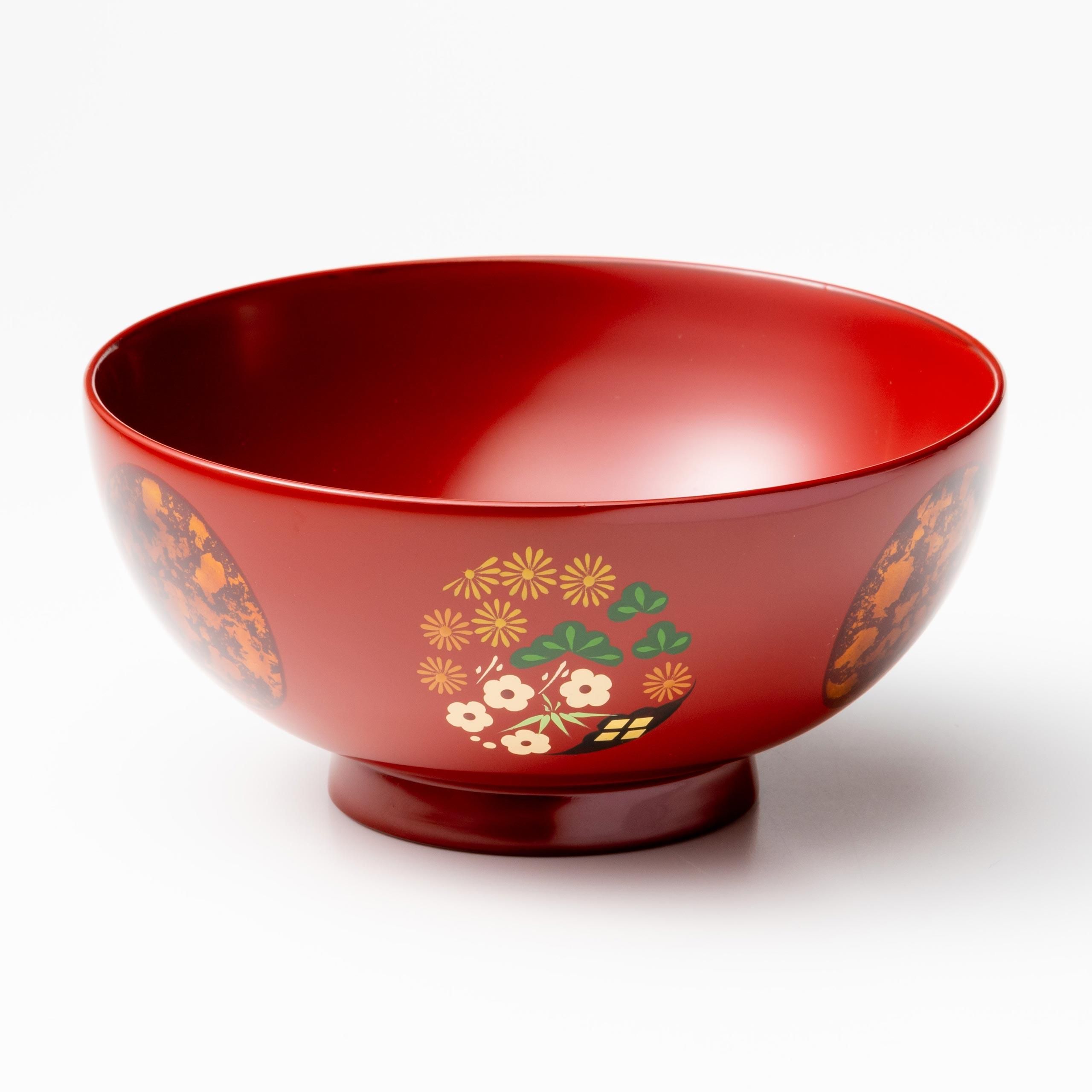 煮物椀 花丸 - 秀衡塗工房 丸三漆器 オンラインストア