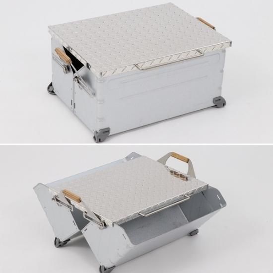 シェルフコンテナ50用縞板天板(ジュエリープレート) - シェルフ