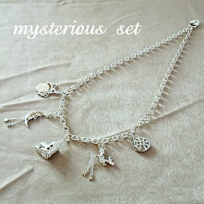 シルバーラッキーチャーム｜オリジナルネックレス｜ミステリアスセット