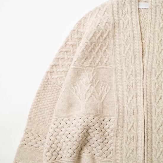 ASEEDONCLOUD アシードンクラウド 「Cable big Cardigan」- WEEKENDER