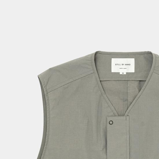 STILL BY HAND スティルバイハンド 「ナイロン素材 スナップボタン