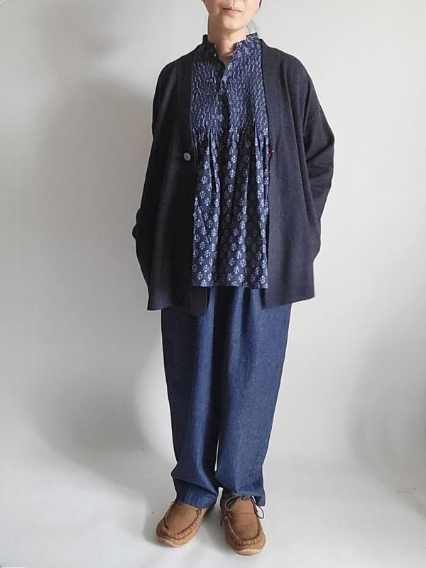 maison de soil（メゾンドソイル）9.5oz ワンウォッシュデニム 2タック