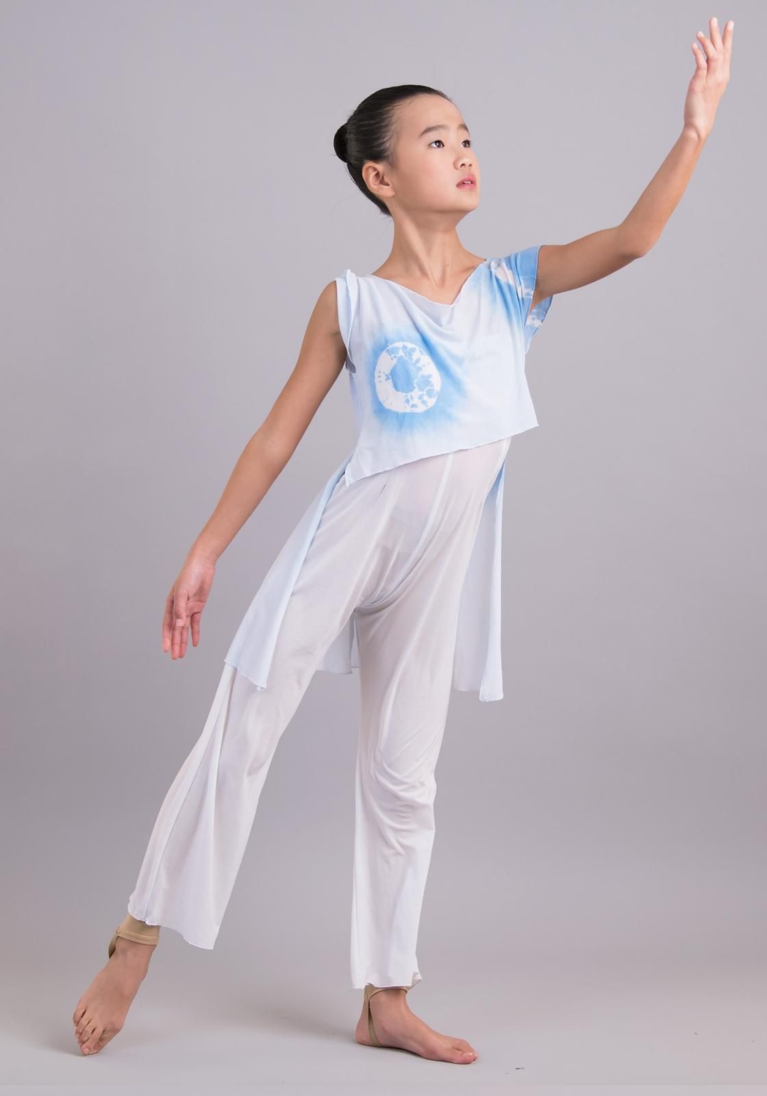 あじさい（ジュニア／水色）［レンタル衣装］ - バレエ衣装レンタル