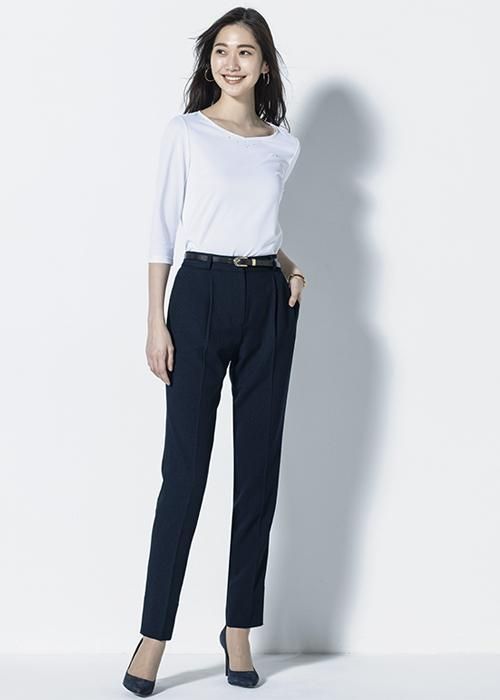 S-51341（セロリー）Selery パンツ ストレッチ しごと服｜事務服