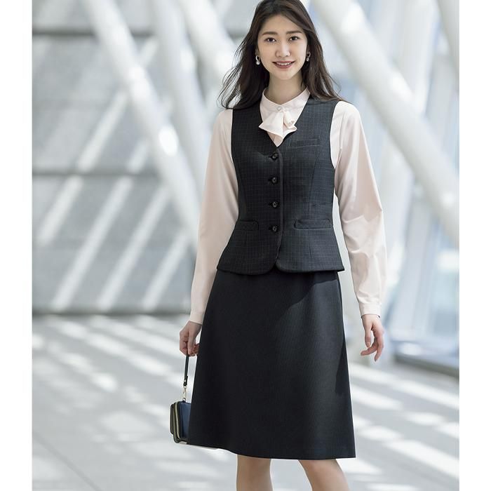 S-04541（セロリー）Selery ベスト イージーケア 会社制服 しごと服