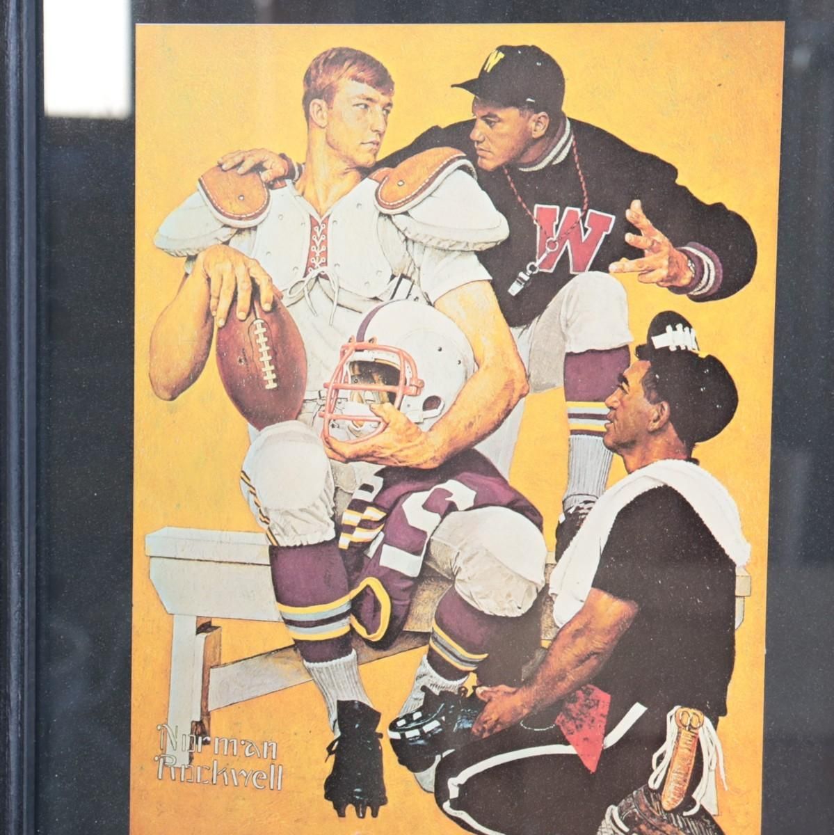 ヴィンテージ ノーマンロックウェル イラスト画 額装 -通販-ローズ