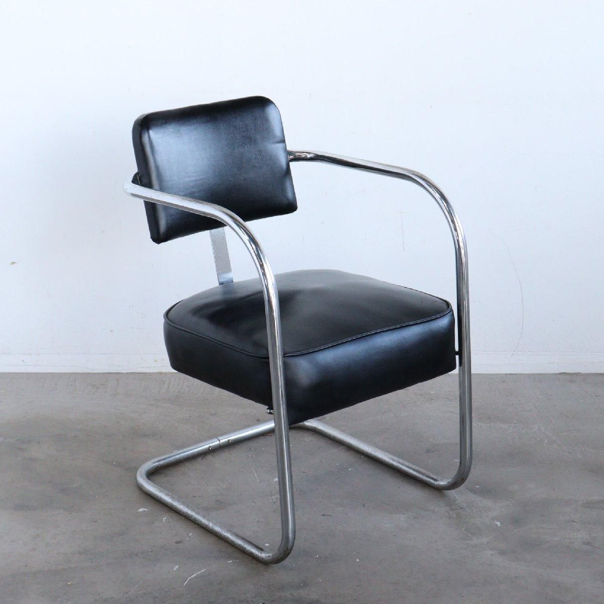 カンチレバー チェア ビニールレザー -通販-ローズボールアンティークス