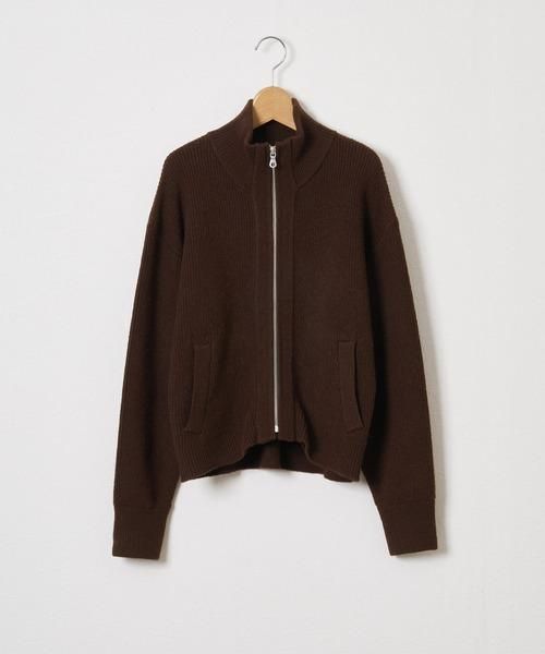 Audrey and John Wad - ハイネックニットZIPブルゾン（L1715） - Sheth