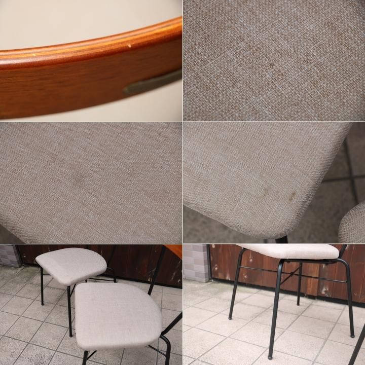 niko and…(ニコアンド)のオーク材を使用したダイニングチェアー2脚