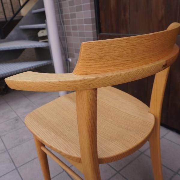 IDC大塚家具 取扱い柏木工のソフィー オーク材 ダイニングチェア2脚