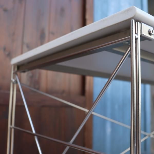 MUJI(無印良品) ステンレスユニットシェルフ・デスク/メラミントップ