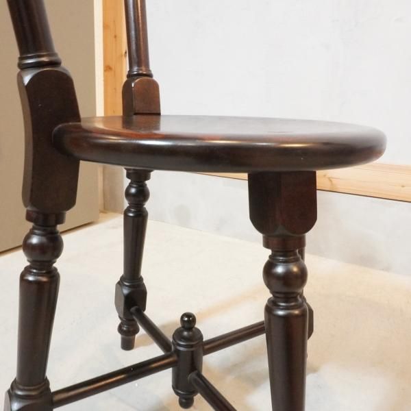 松本民芸家具のクラシックなダイニングチェア”南京小椅子”2脚セット