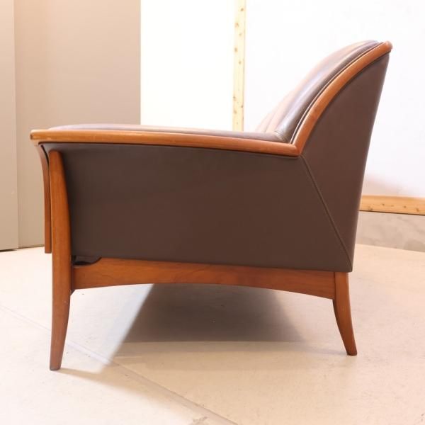 値下げ/高級家具MORISHIGE(モリシゲ)のレジェ 3人掛けソファ。上質な