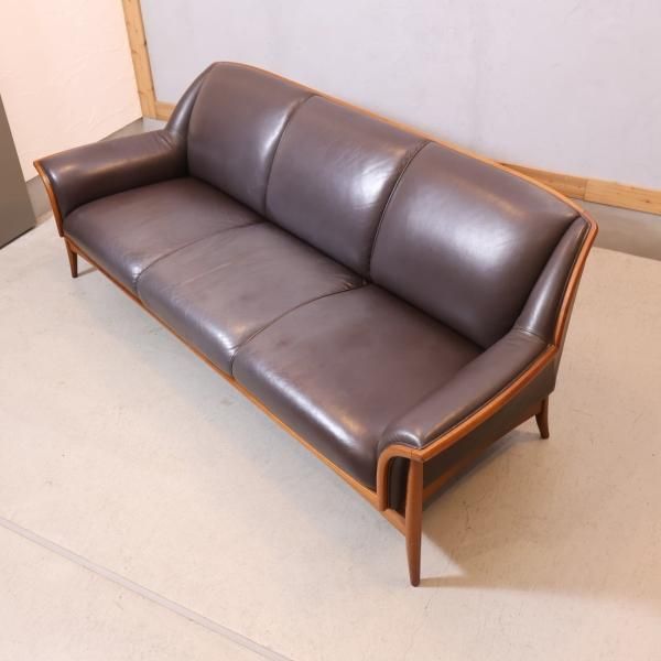 値下げ/高級家具MORISHIGE(モリシゲ)のレジェ 3人掛けソファ。上質な