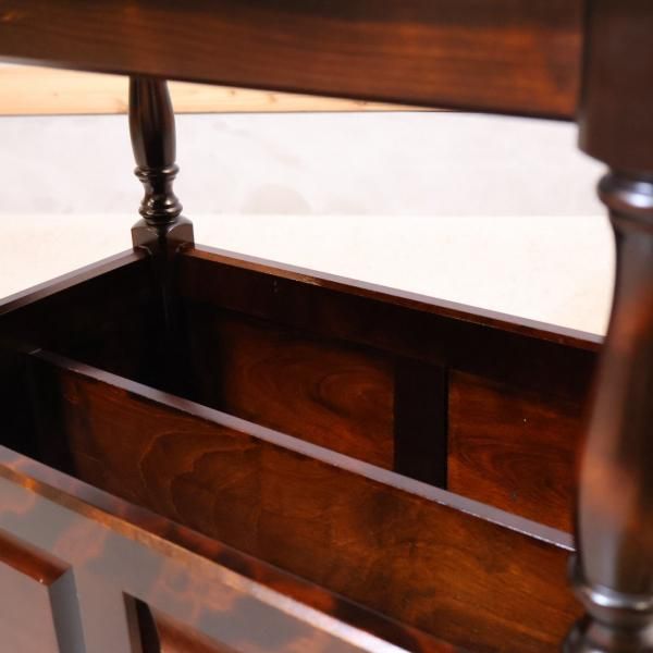 北海道民芸家具(HOKUMIN)のHM441 樺無垢材サイドテーブルです