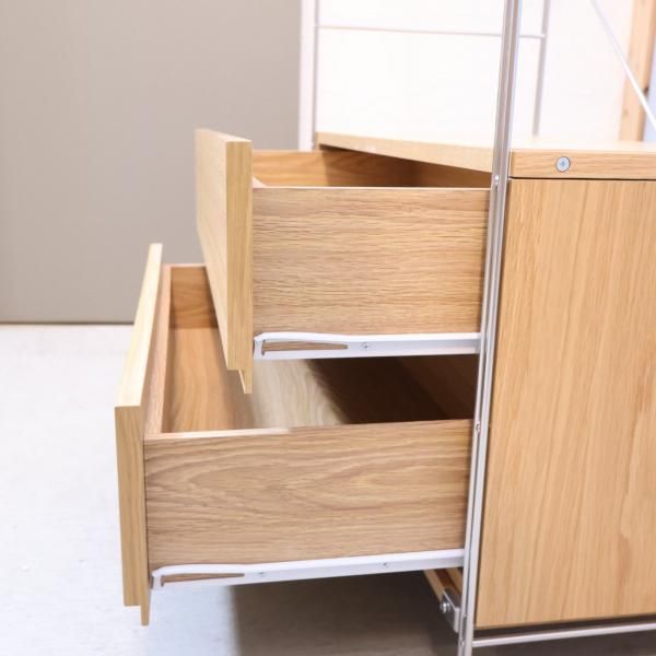 無印良品(MUJI)の人気のオーク材×ステンレス ユニットシェルフ/ワード