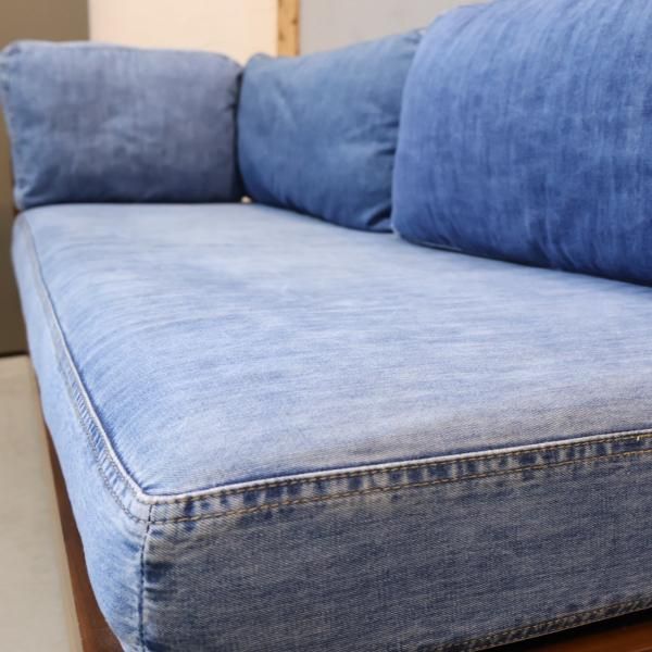 unico(ウニコ)のSWELLA(スウェラ) ベンチアーム/デニム。天然木の