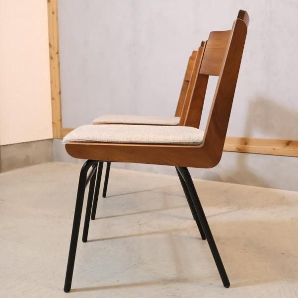 unico(ウニコ)のDIX(ディクス)シリーズのダイニングチェア 2脚セット