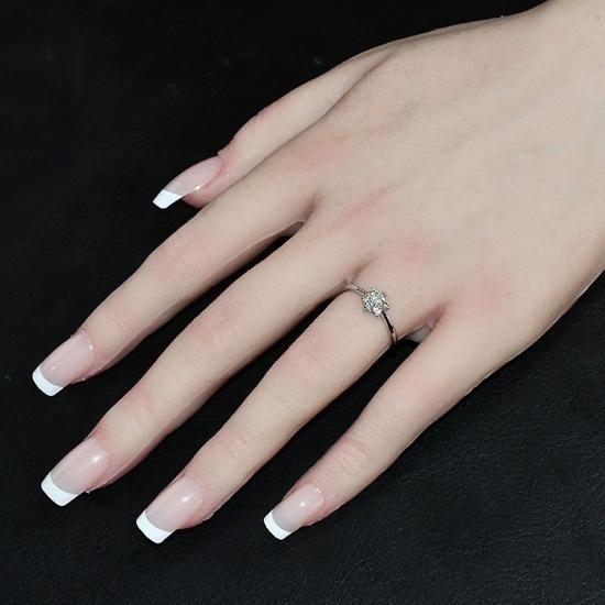 プラチナ・ダイヤモンド0.3ct（SIクラス・鑑別書カード付） 7（セブン