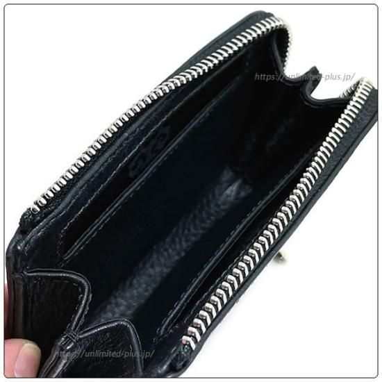 クロムハーツ 財布 (Chrome Hearts) ウォレット ミニ ポーチ ブラック