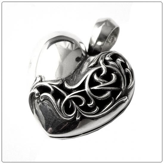 クロムハーツ ペンダント/ネックレス（Chrome Hearts）ハート ロケット