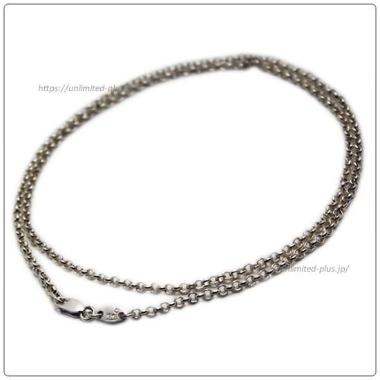 クロムハーツ（Chrome Hearts）ネックレス チェーン ロールチェーン 24