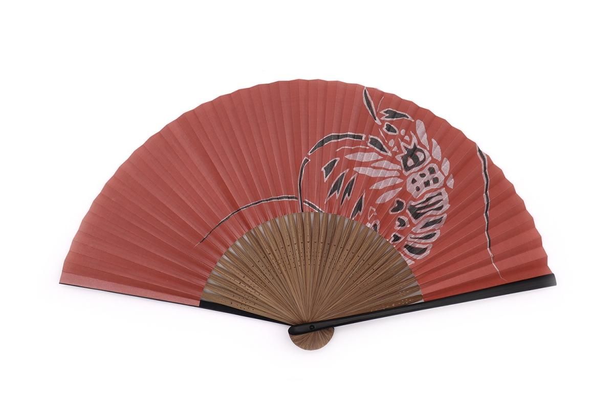 CL206 紳士用扇子 海老 - 【公式】鳩居堂オンラインショップ