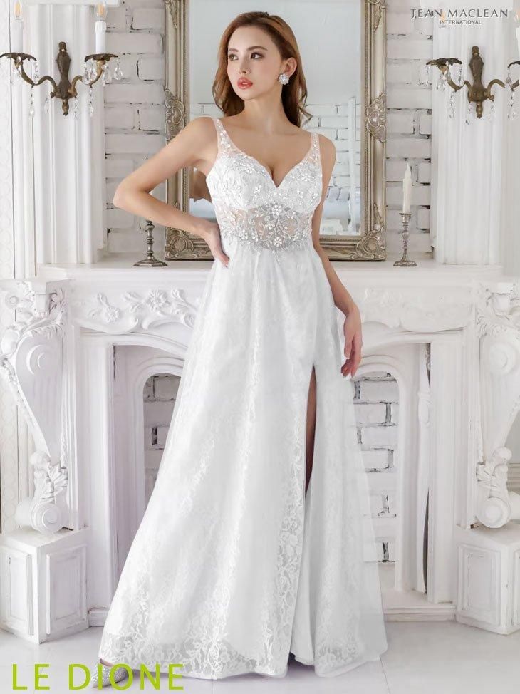 JEAN MACLEAN/ジャンマクレーン]レースフレアーロングドレス - 六本木