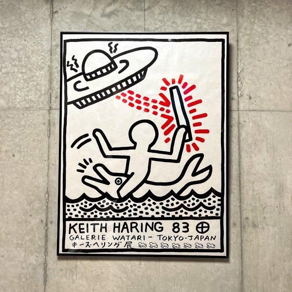 Keith Haring Exibition Poster 1983 - MID-Century MODERN
