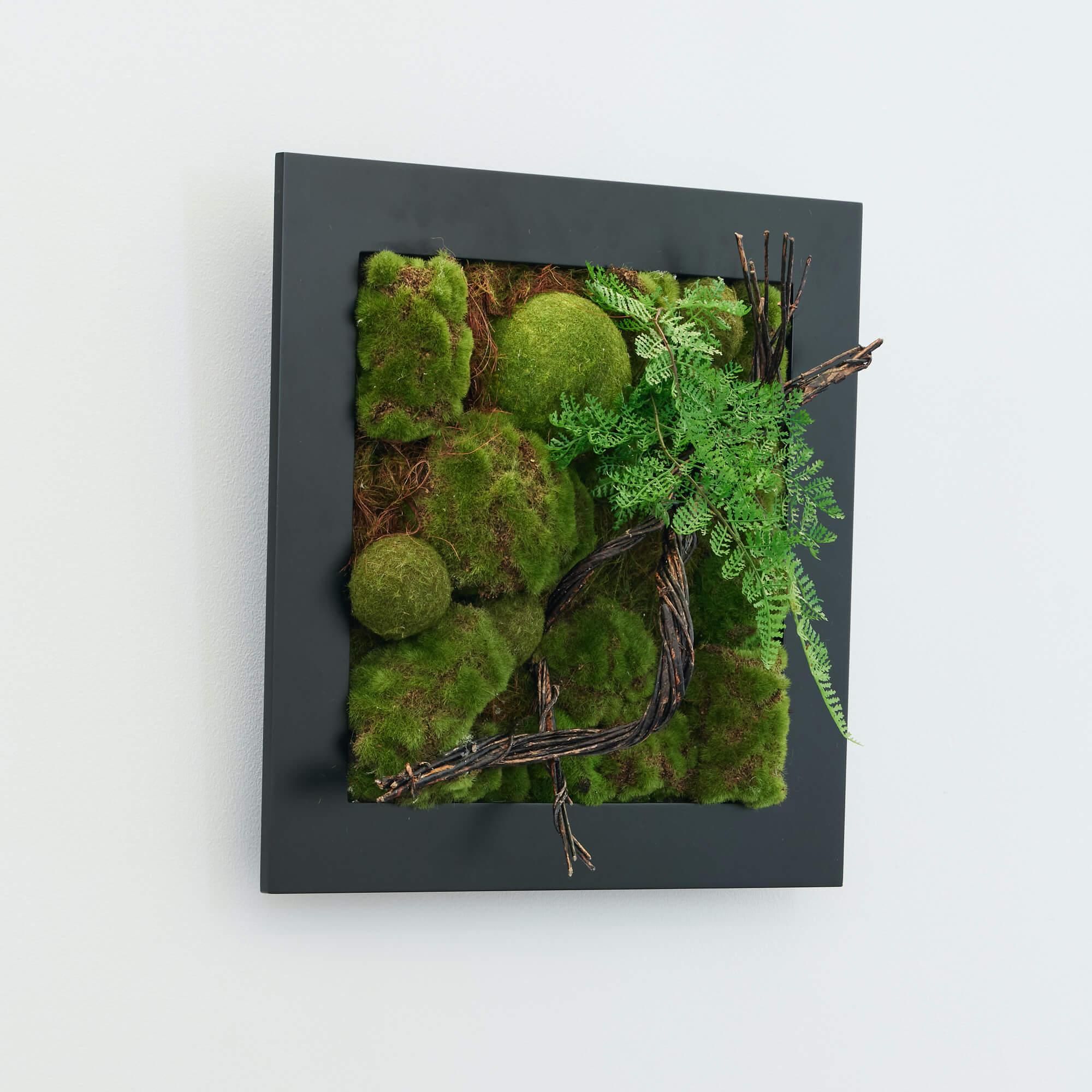 苔盆 枝 フレーム 盆栽 フェイクグリーン | 造花専門店プリマ eco