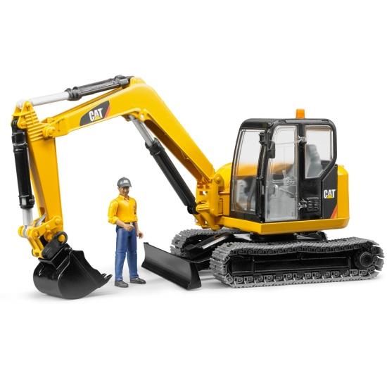 CAT ミニショベル(フィギュア付き） | ブルーダー（bruder） - ジョブ