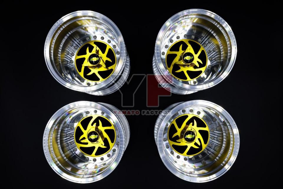 タミヤ1/10 クラッドバスター用 アルミホイール BG