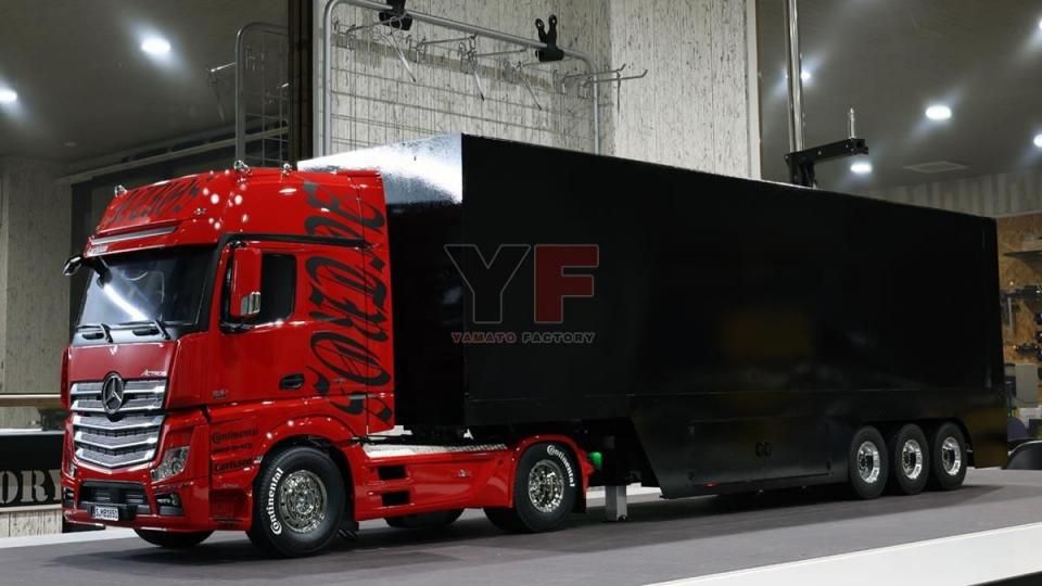 タミヤ1/14 3軸フルメタルウィングトレーラー ブラック