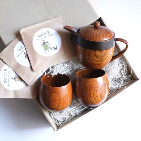 四歩ギフトセット（急須・湯呑みセット） - お食事と日用品 四歩