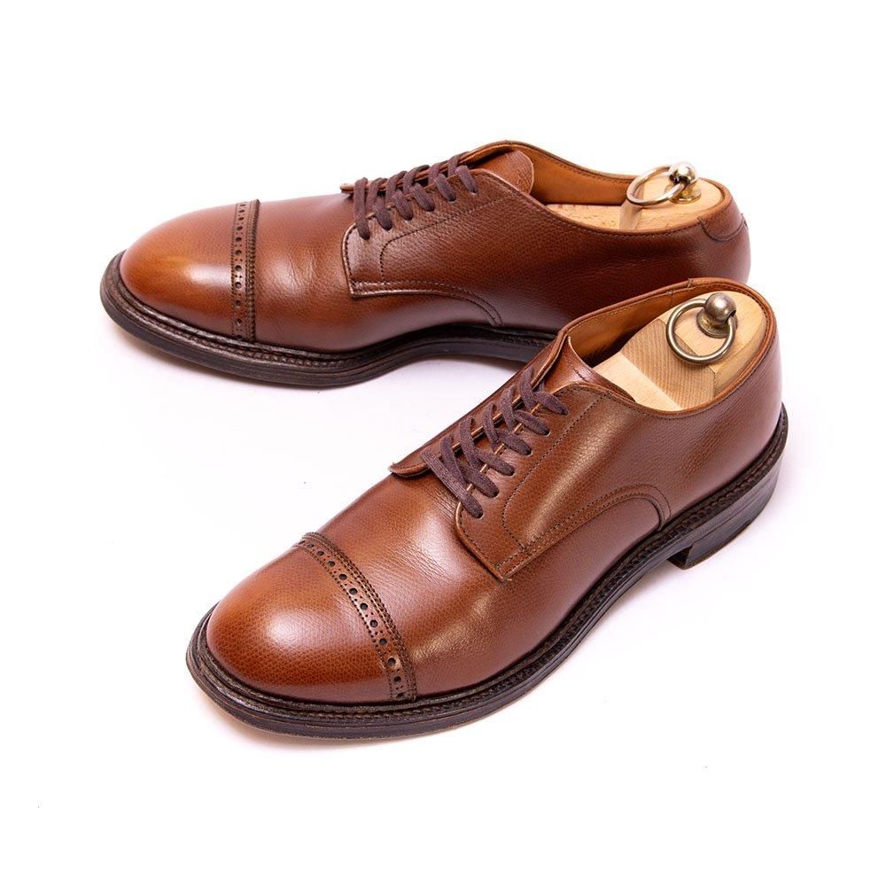 オールデン 5684 パンチドキャップトゥ ブラウン アルパインカーフ