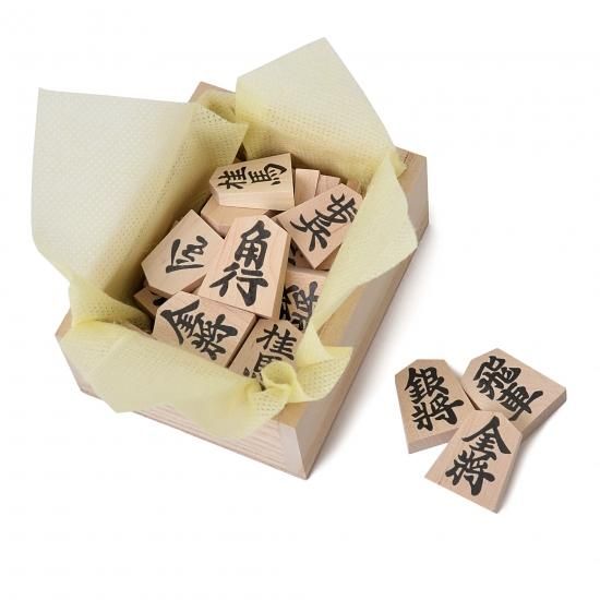 将棋駒（天童産、国産木使用） - 子ども向け将棋通販〜株式会社いつつ