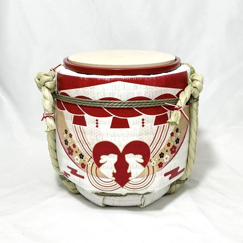 菰樽 ミニ鏡開きセット枡付 ご縁「白兎」 】 鏡開き mini ミニ ご縁