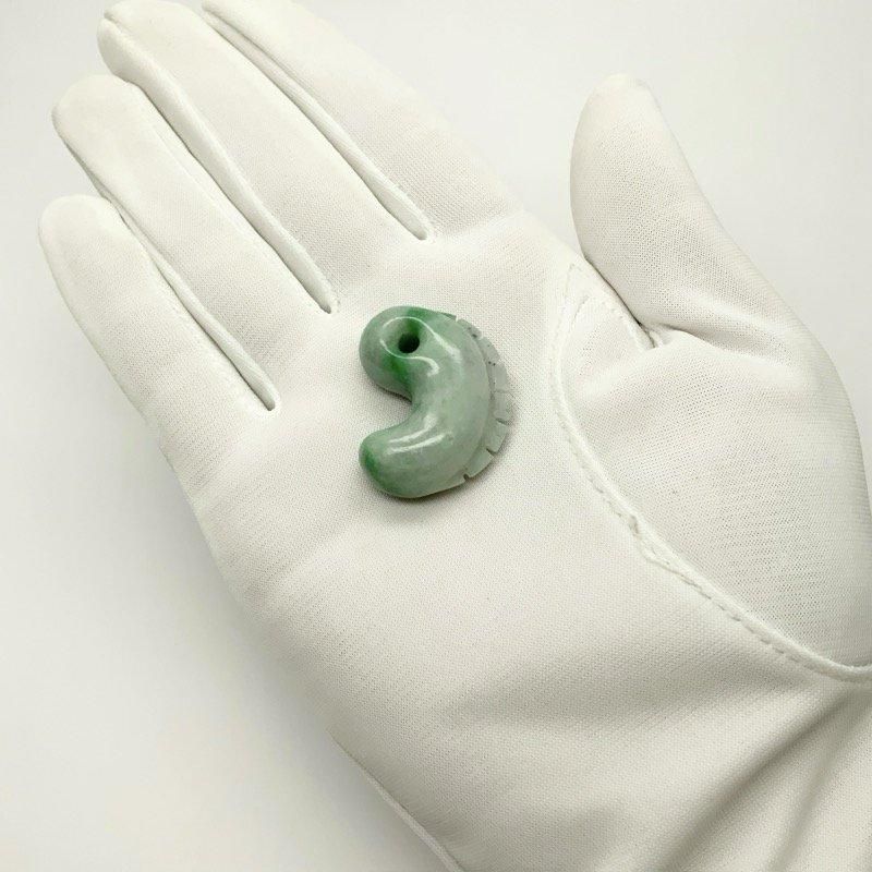 ミャンマー翡翠 勾玉 獣型 】 ひすい ヒスイ Jade 限定品 稀少 レア