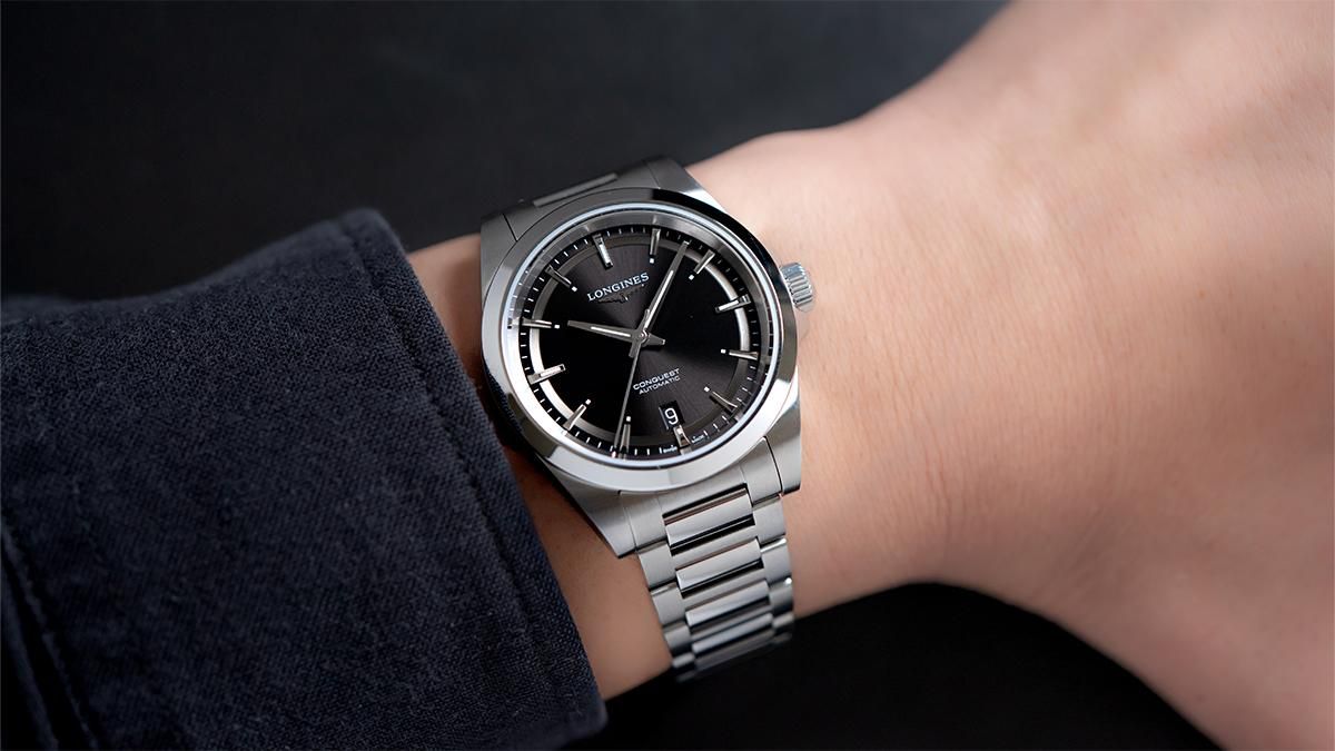 L3.720.4.52.6 ロンジン コンクエスト 38mm - 高級腕時計 正規販売店