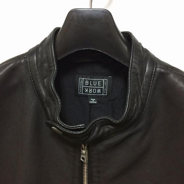 BLUE WORK ブルーワーク ラムレザー シングルライダース | alta sotto