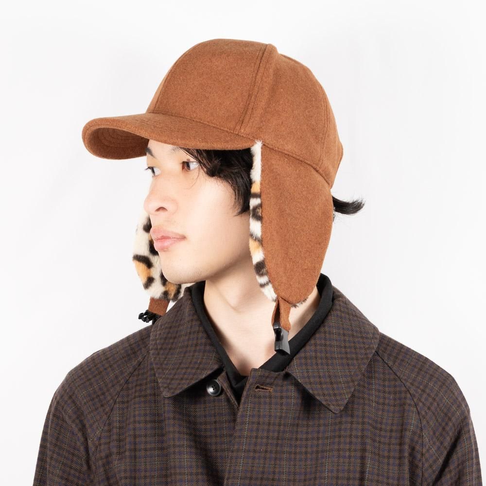 メルトンファーフラップキャップ｜京都発の帽子メーカーWORDS公式