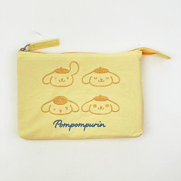 サンリオ ポムポムプリン フェイス 3ポケットポーチ Sanrio