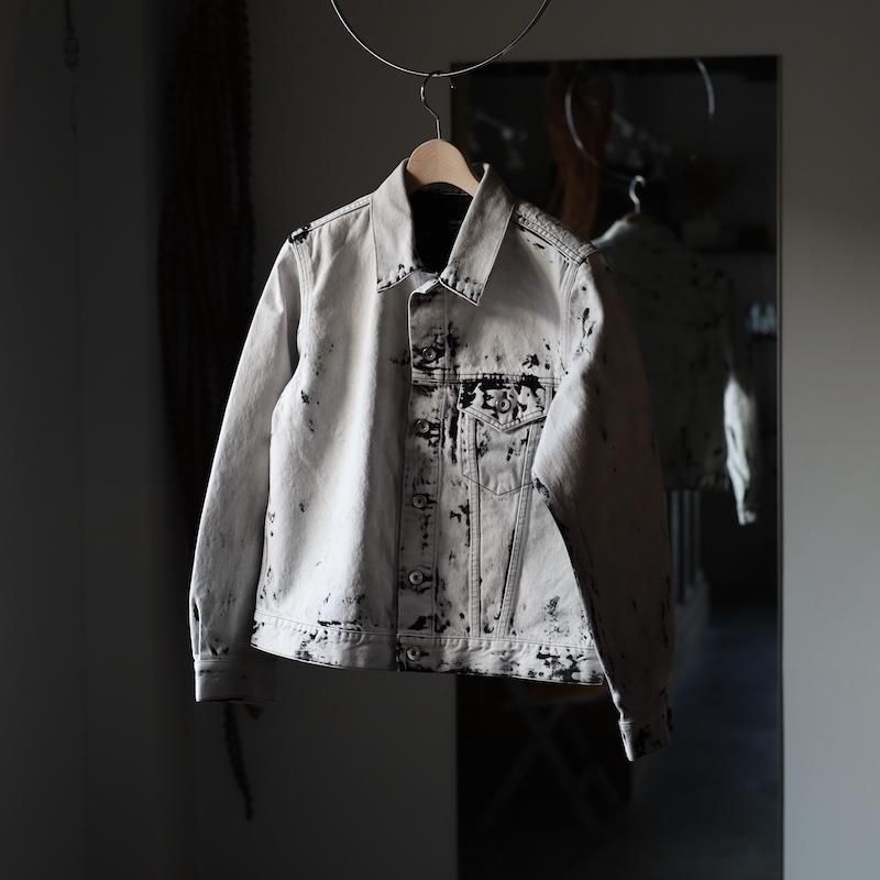 ensou.】Erased Jean Jacket-Bleached - HUUKU