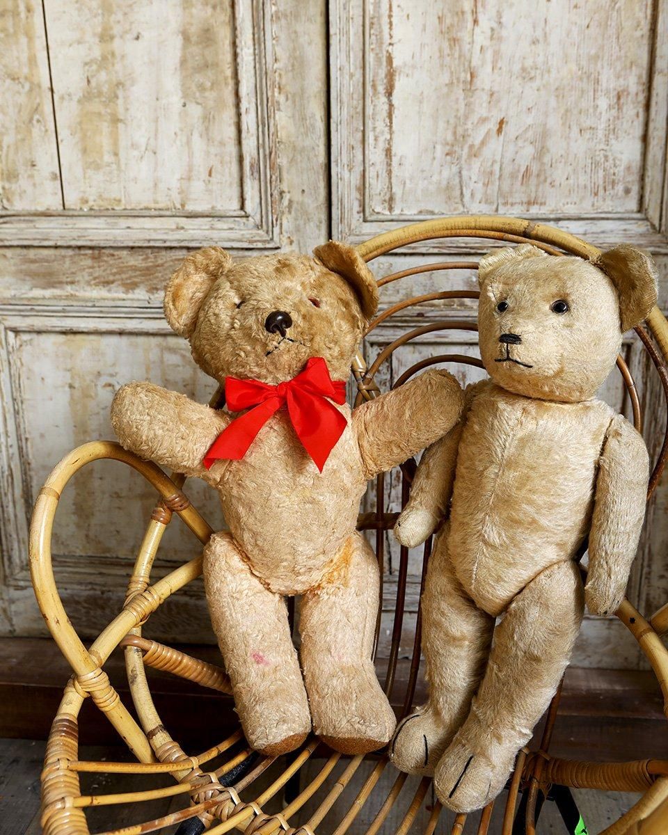 フランスアンティーク ぬいぐるみ”テディベア”.4 | Antiques Knock