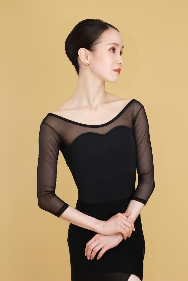 Black】Sleeve & No sleeve design - Balletwear brand unoa