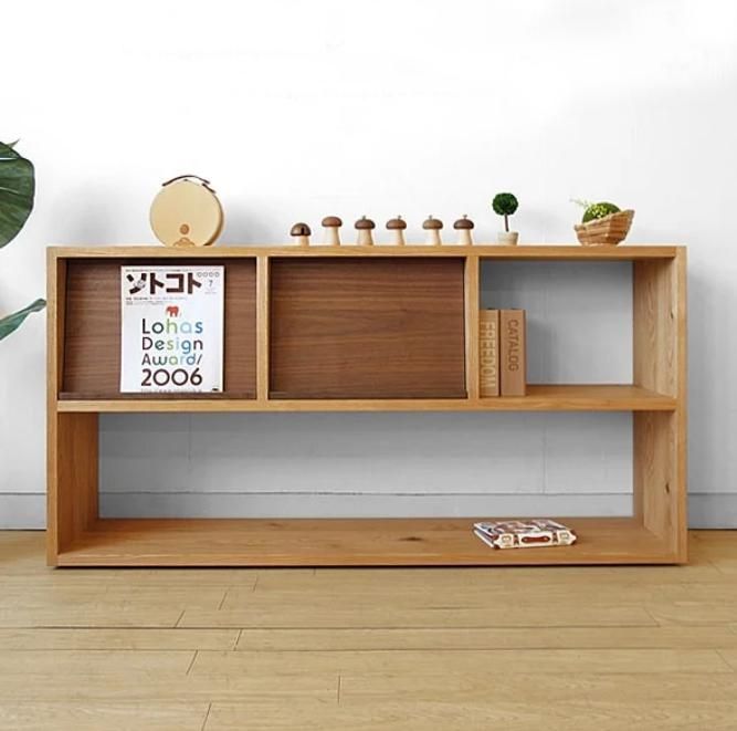 幅145cm オーク材 ウォールナット材 25mm厚の無垢材を使用した高級感と