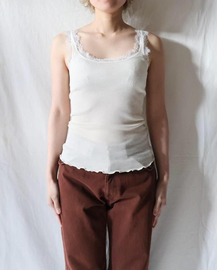 FUMIKA UCHIDA： RIB CAMISOLE UNDERWEAR - KINARI - ORANN ONLINE SHOP