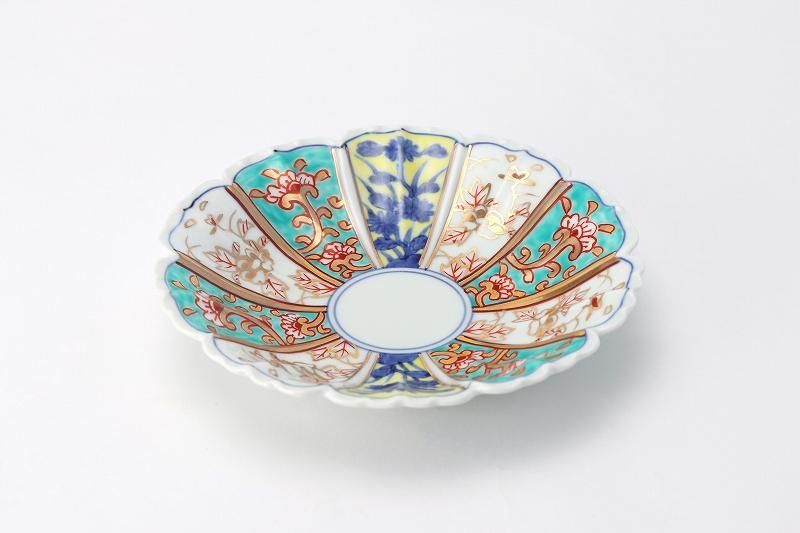 ☆オリジナル 染錦献上古伊万里 花型五.五皿